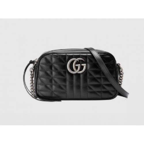 Gucci GG Marmont petit sac à bandoulière 447632 noir