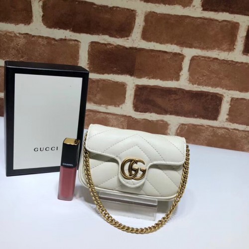 Gucci GG Marmont super pochette 575161 blanc