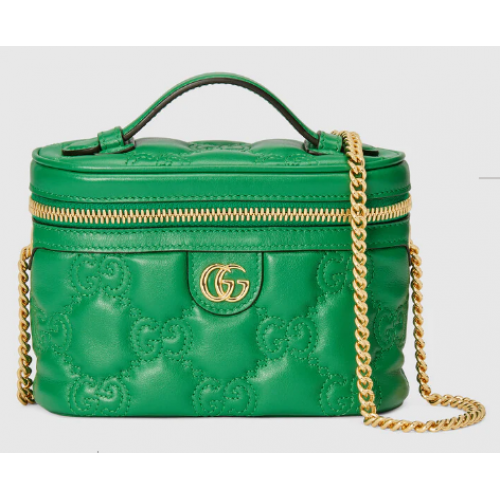 Gucci GG Matelasse mini sac à main 723770 Vert