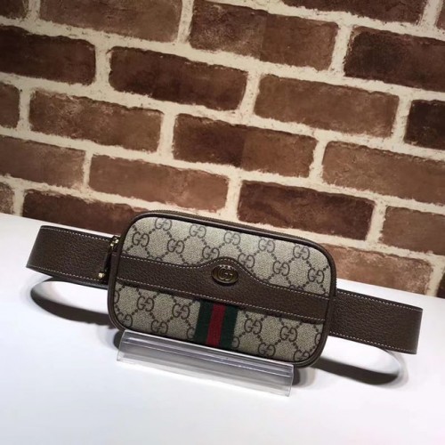 Gucci GG Original GG Sac ceinture en cuir 519308 marron