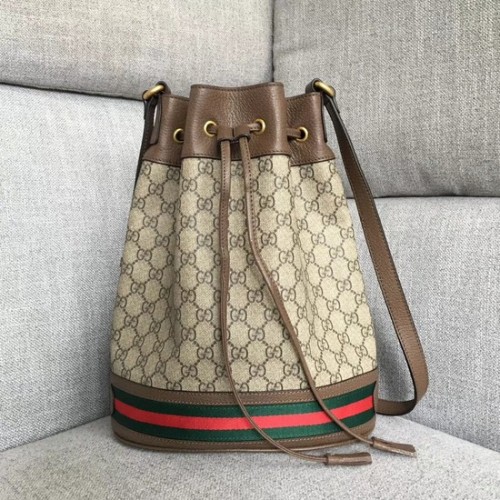 Gucci GG Supreme Canvas Sac à bandoulière 504441 marron