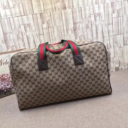 Gucci Sac de voyage en toile Suprême GG 146310 marron
