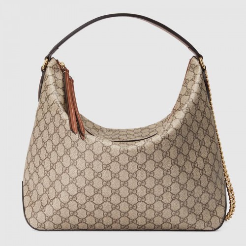 Gucci GG Supreme grand hobo 477324 marron