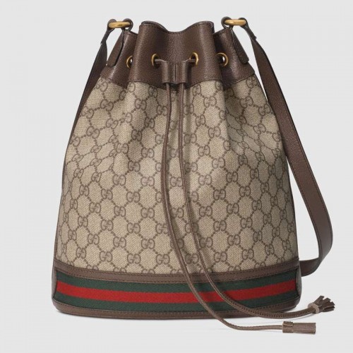 Sac à bandoulière en toile Gucci GG 540457 marron