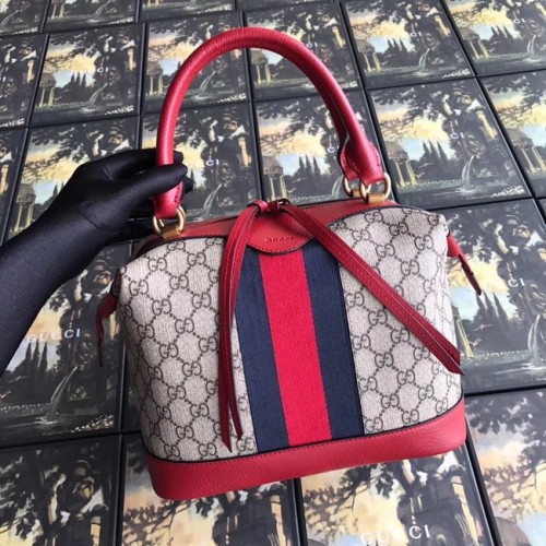 Gucci sac fourre-tout en toile GG de qualité supérieure 523433 rouge
