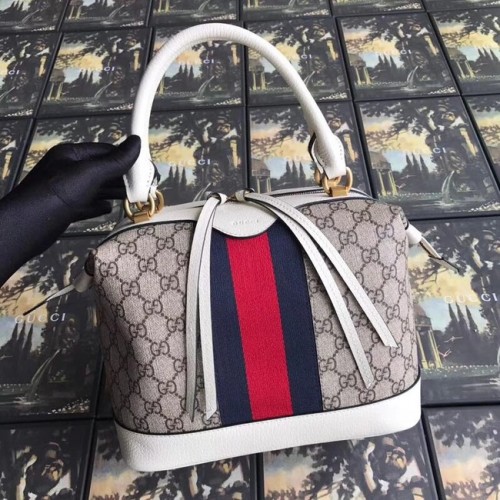 Gucci sac fourre-tout en toile GG de qualité supérieure 523433 blanc