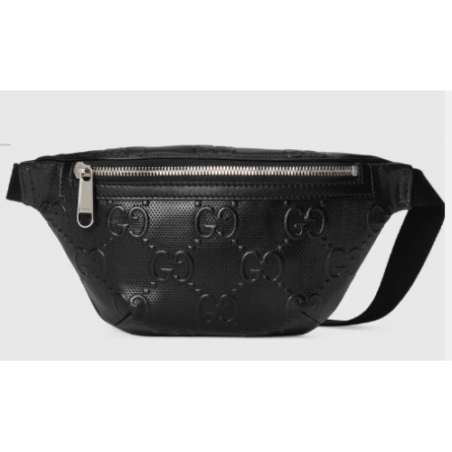 Gucci sac ceinture en relief GG 658582 noir