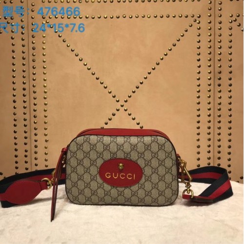 Gucci GG ophidia Canvas Messenger Bag 476466 Rouge