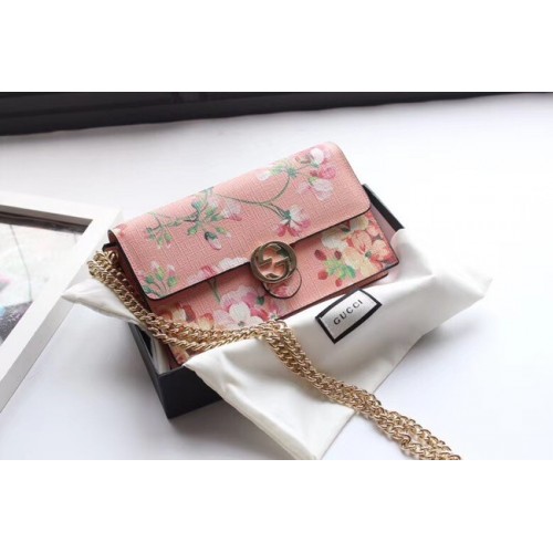 Gucci GG sac à bandoulière en toile de qualité supérieure 409340 rose