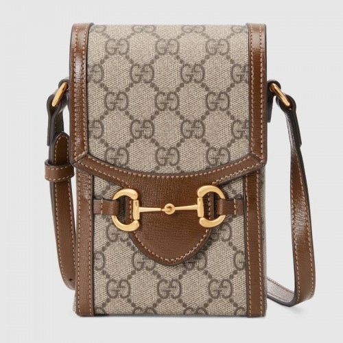 Gucci Horsebit 1955 mini sac 625615 marron