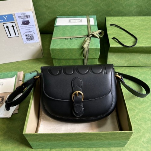 Gucci Horsebit 1955 sac à bandoulière 675923 noir