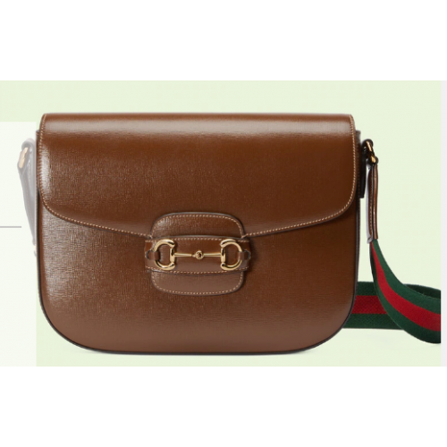 Gucci Horsebit 1955 sac à bandoulière 700457 Marron