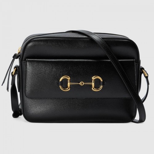 Gucci Horsebit 1955 petit sac à bandoulière 645454 Noir