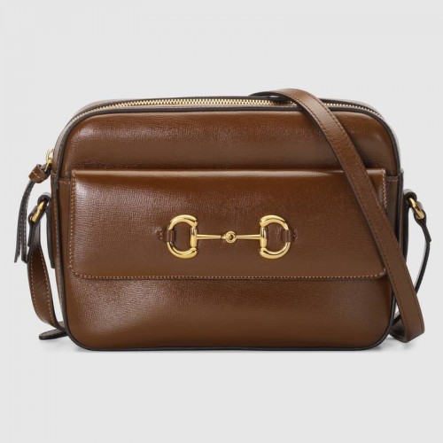 Gucci Horsebit 1955 petit sac à bandoulière 645454 marron