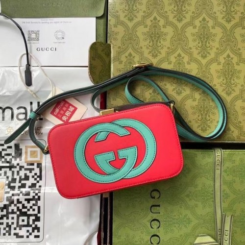 Gucci Interlocking G mini sac 658230 rouge