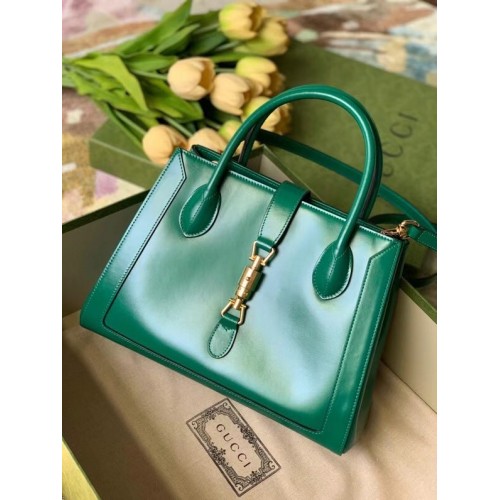 Gucci Jackie 1961 sac fourre-tout moyen 649016 vert