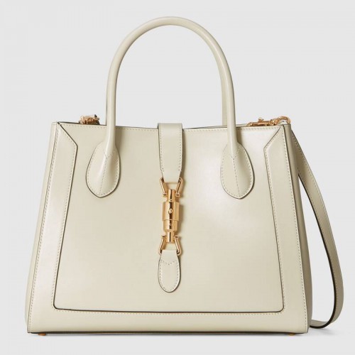 Gucci Jackie 1961 sac fourre-tout moyen 649016 blanc