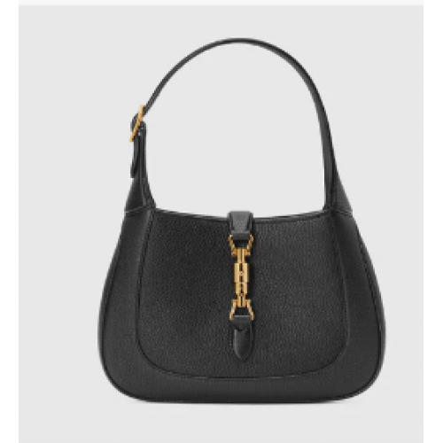 Gucci Jackie 1961 petit sac en grain naturel 636709 Noir