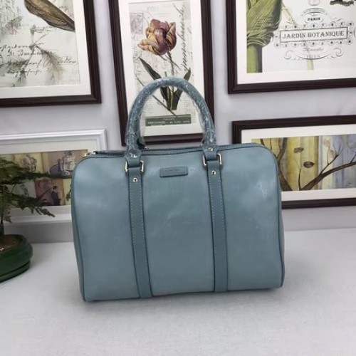 Gucci Joy Sac Boston PVC 193603 Bleu clair