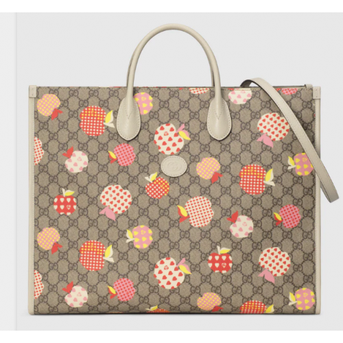 Gucci Les Pommes grand cabas 659980 Blanc