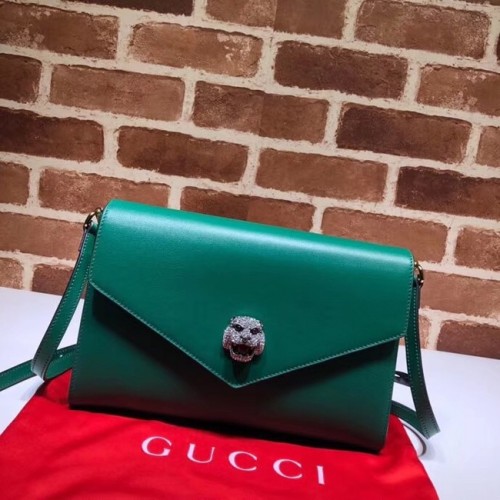 Gucci Sac à bandoulière moyen 527857 Vert
