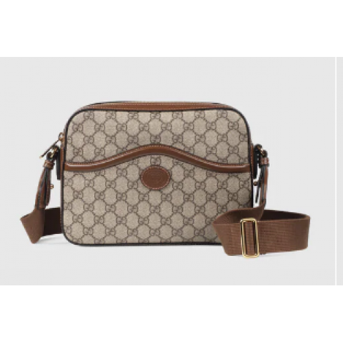 Gucci Sac Messenger avec Interlocking G 675891 marron