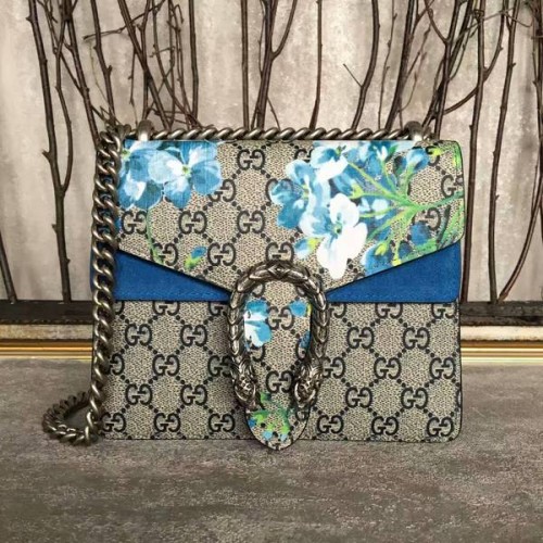 Gucci Mini Dionysus GG Sac à bandoulière en toile 421970 Bleu