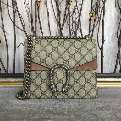 Gucci Mini Dionysus GG Sac à bandoulière en toile 421970 Camel