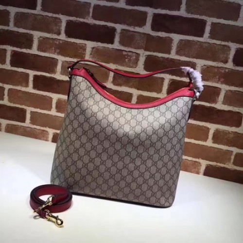 Gucci Miss GG Sac Hobo en Toile 414930 Rouge