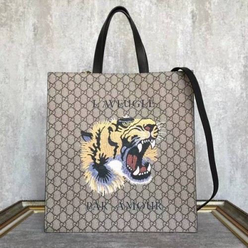 Gucci Now GG Sacs fourre-tout en toile 450950 Tigre