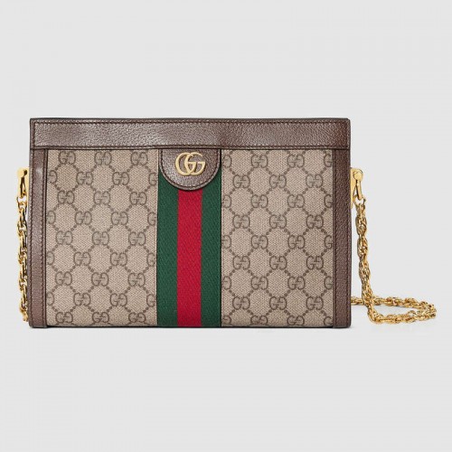 Gucci Ophidia GG Petit sac à bandoulière 503876 Marron