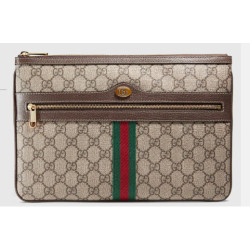 Pochette Gucci Ophidia GG Supreme 517551 marron