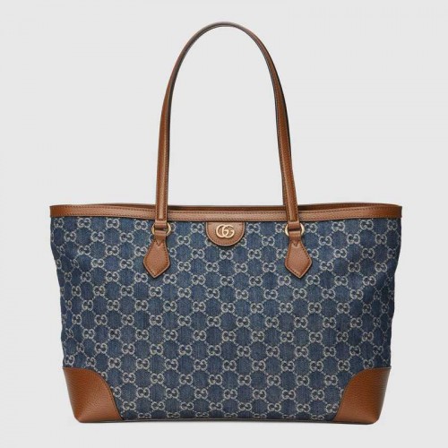 Gucci Ophidia GG fourre-tout moyen 631685 Bleu foncé