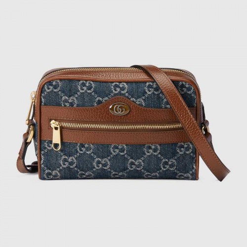 Gucci Mini sac Ophidia GG 517350 Bleu foncé