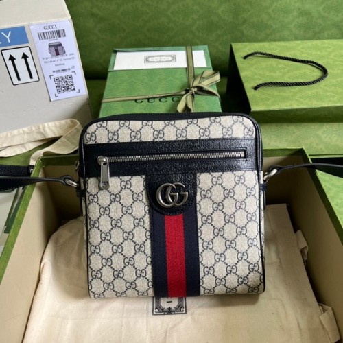 Gucci Ophidia GG petit sac messager 547926 bleu