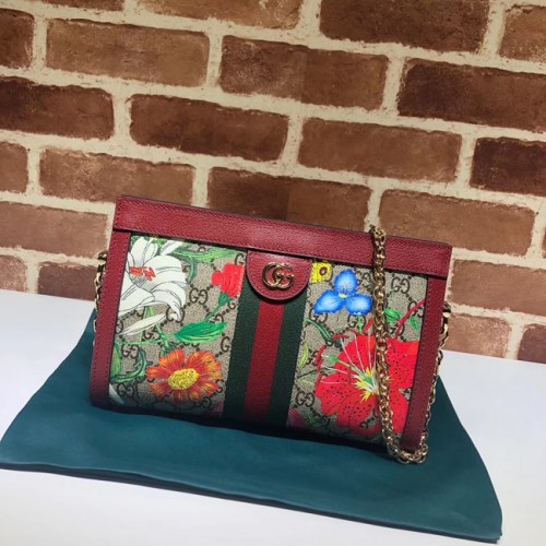 Gucci Ophidia Petit sac à bandoulière 503877 rouge
