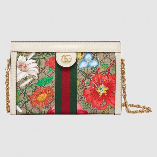 Gucci Ophidia Petit sac à bandoulière 503877 blanc