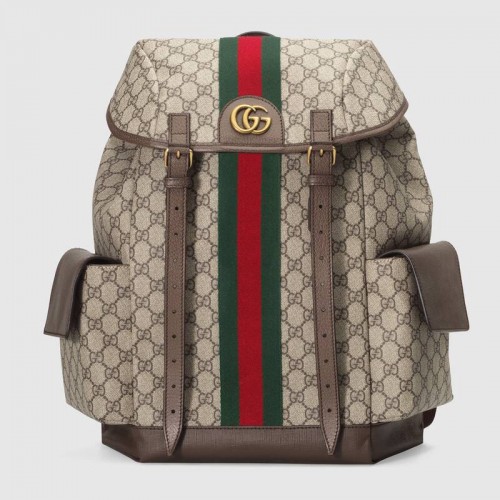 Gucci Ophidia canvas medium GG Sac à dos 598140 marron