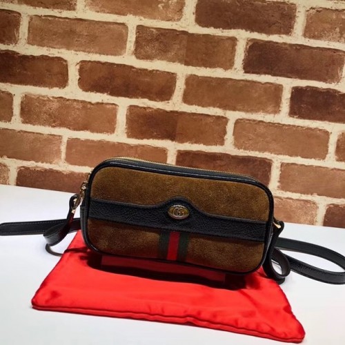 Gucci Ophidia mini sac GG 546597 velours marron