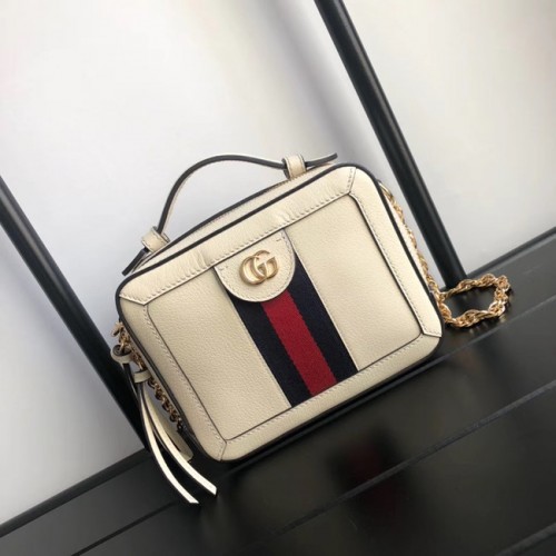 Gucci série Ophidia GG Mini sac à bandoulière 602576 blanc