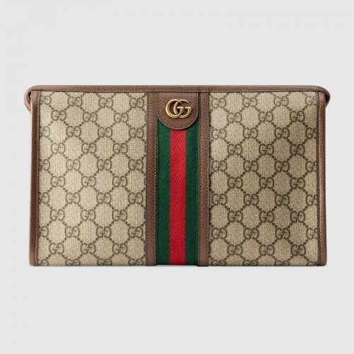 Gucci Ophidia série GG trousse de toilette 598234 marron