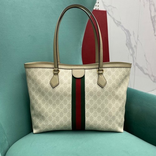 Gucci Ophidia series medium GG Tote Bag 631685 gris clair