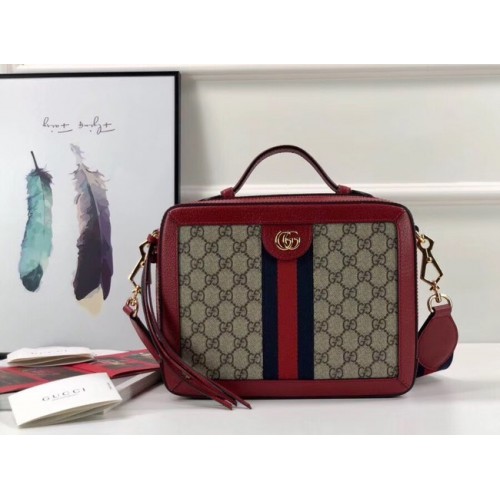 Gucci Ophidia petit sac à bandoulière GG 550622 rouge
