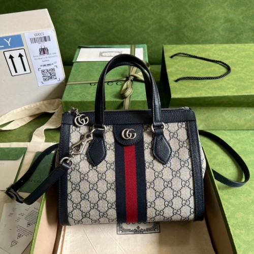 Gucci Ophidia petit sac fourre-tout GG 547551 bleu