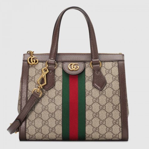 Gucci Ophidia petit sac cabas GG 547551 marron