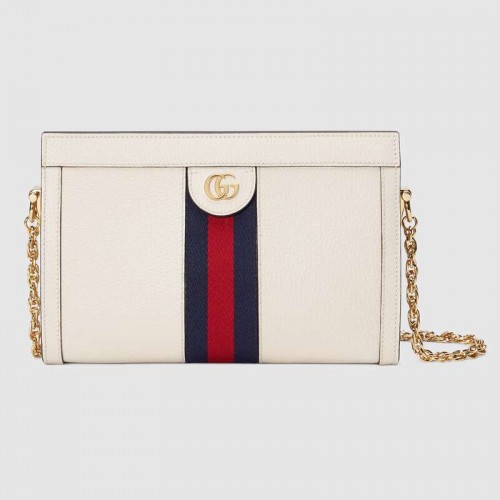 Gucci Ophidia petit sac à bandoulière 503877 Blanc