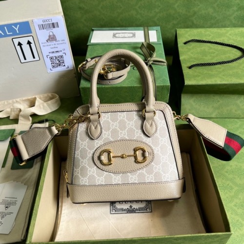 Gucci Ophidia petit sac à main avec bande Web 677212 Beige