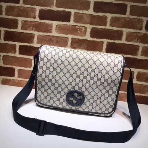 Gucci PVC GG Canvas Messenger Bag 222291 bleu