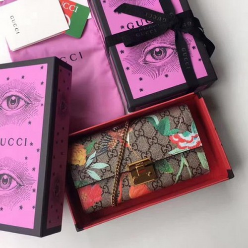 Portefeuille Continental Cadenas Gucci 453506 Vin