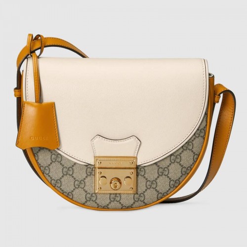 Gucci Padlock petit sac à bandoulière 644524 blanc
